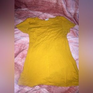 Yellow mustardy T-shirt